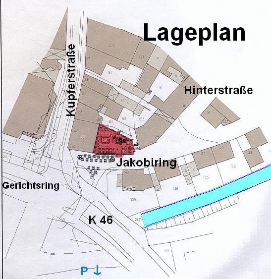 Bistro-Lageplan