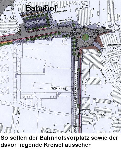 Ladestraße - Bahnhof