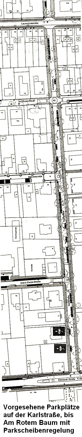 Parkplätze Karlstraße