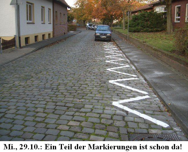 Neue Markierungen