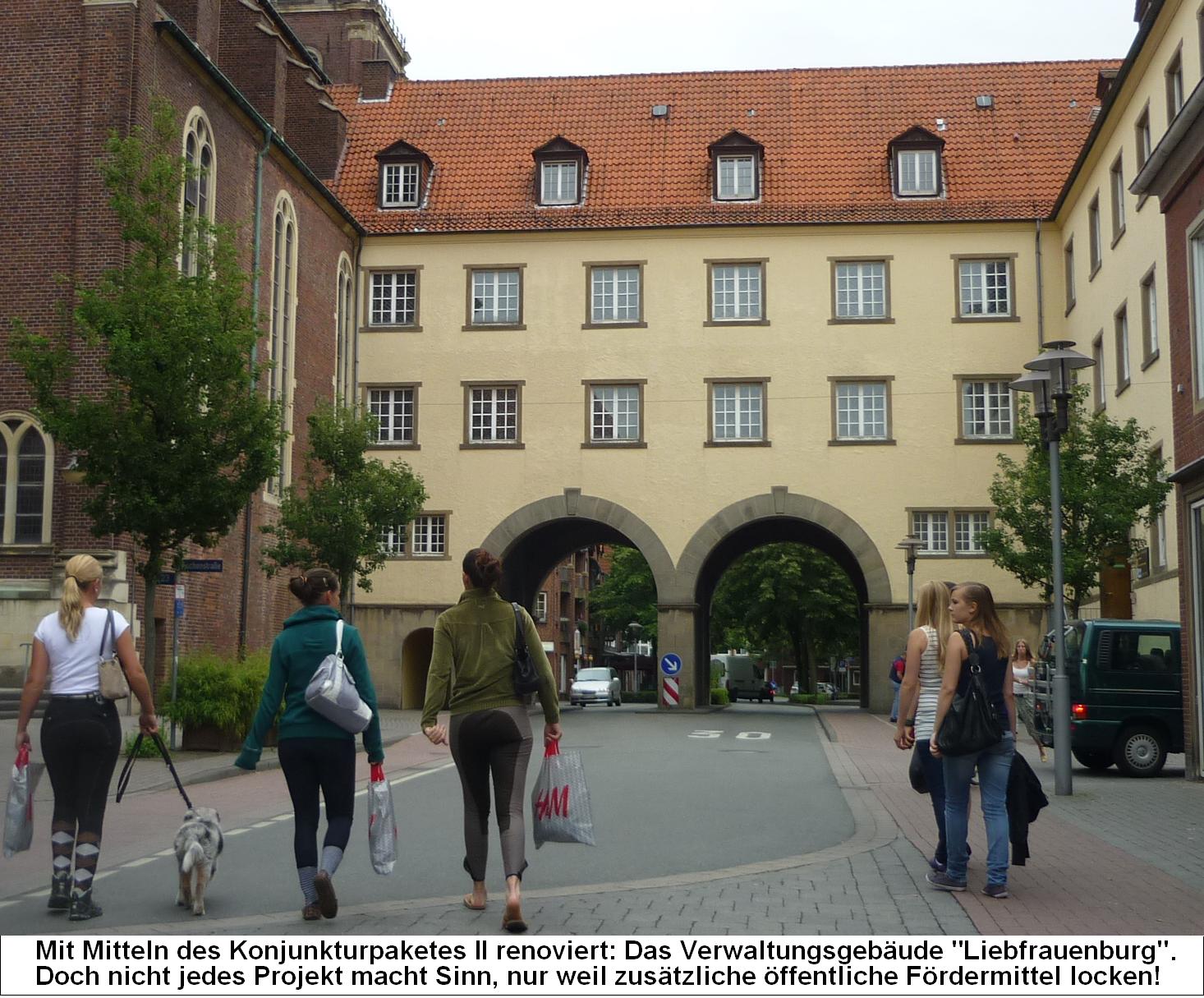 Saniertes Verwaltungsgebäude "Liebfrauenburg"