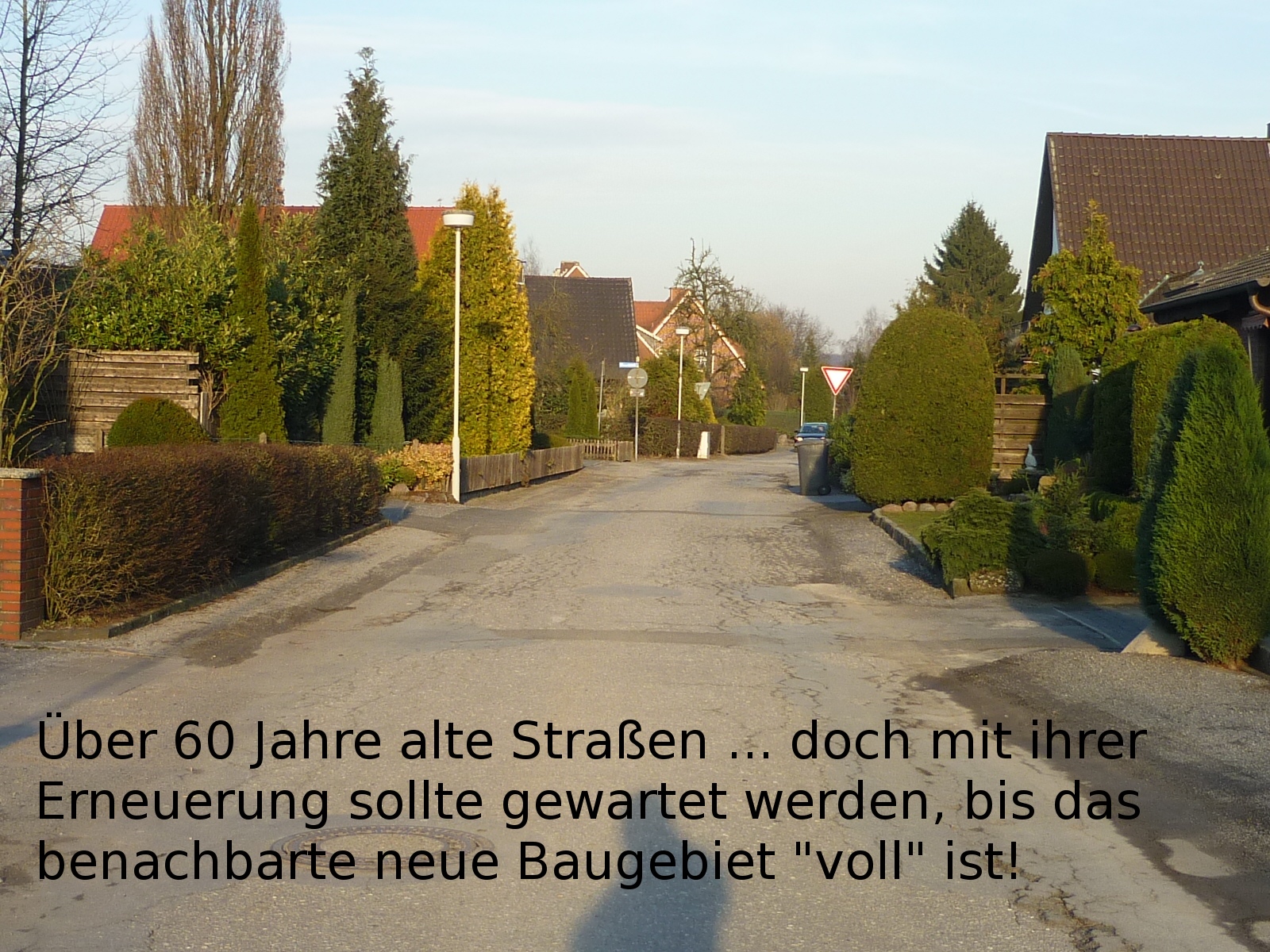 Darfelder Weg Januar 2011