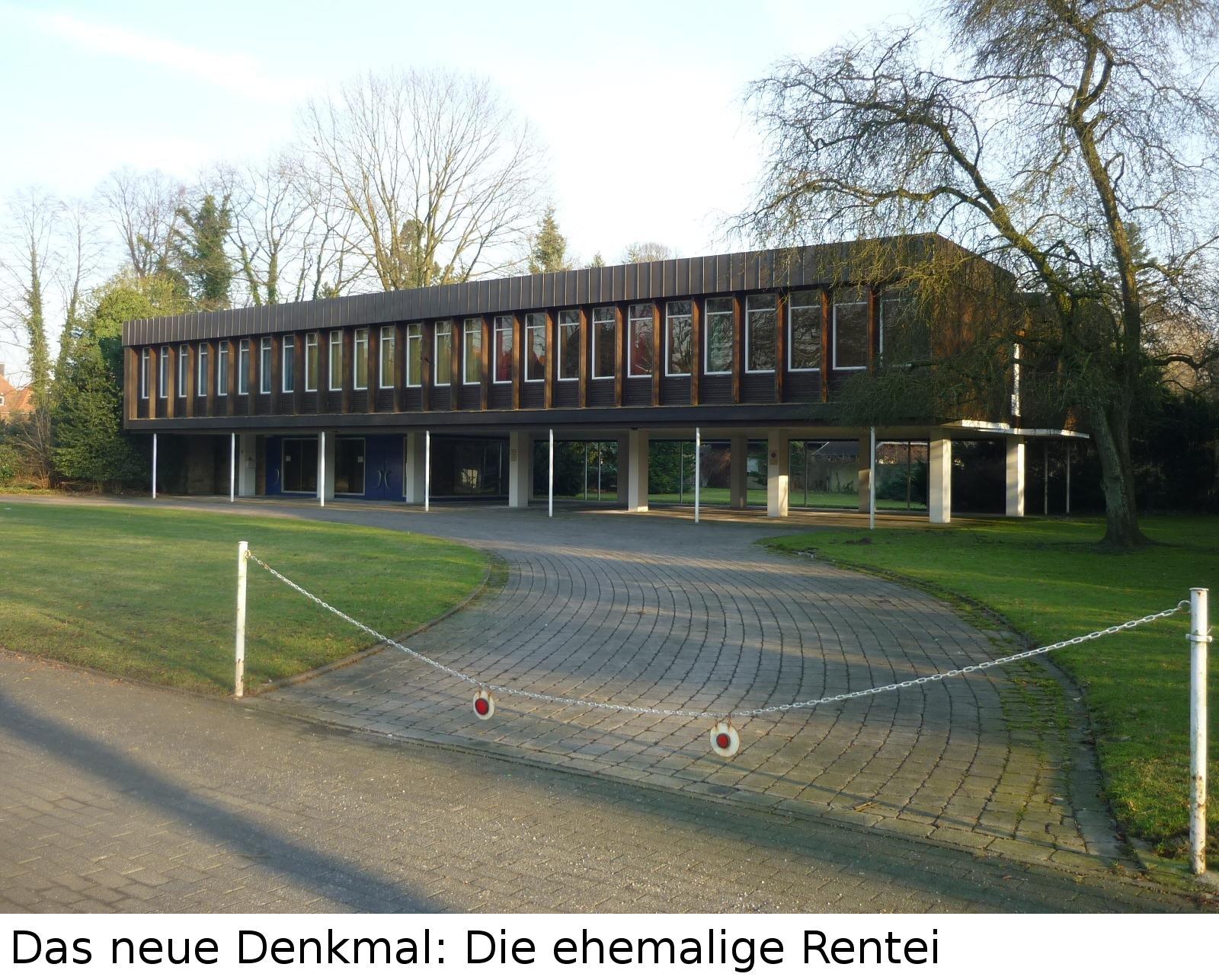 Die ehemalige Rentei im Januar 2011