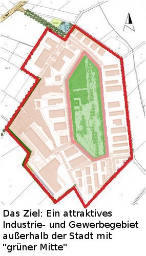 Gewerbegebiet Flamschen - Übersicht