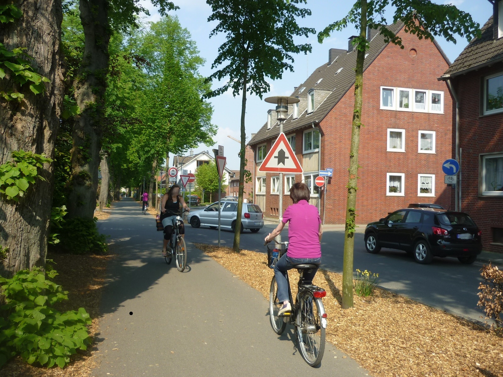 Verkehr auf Basteiring und -wall